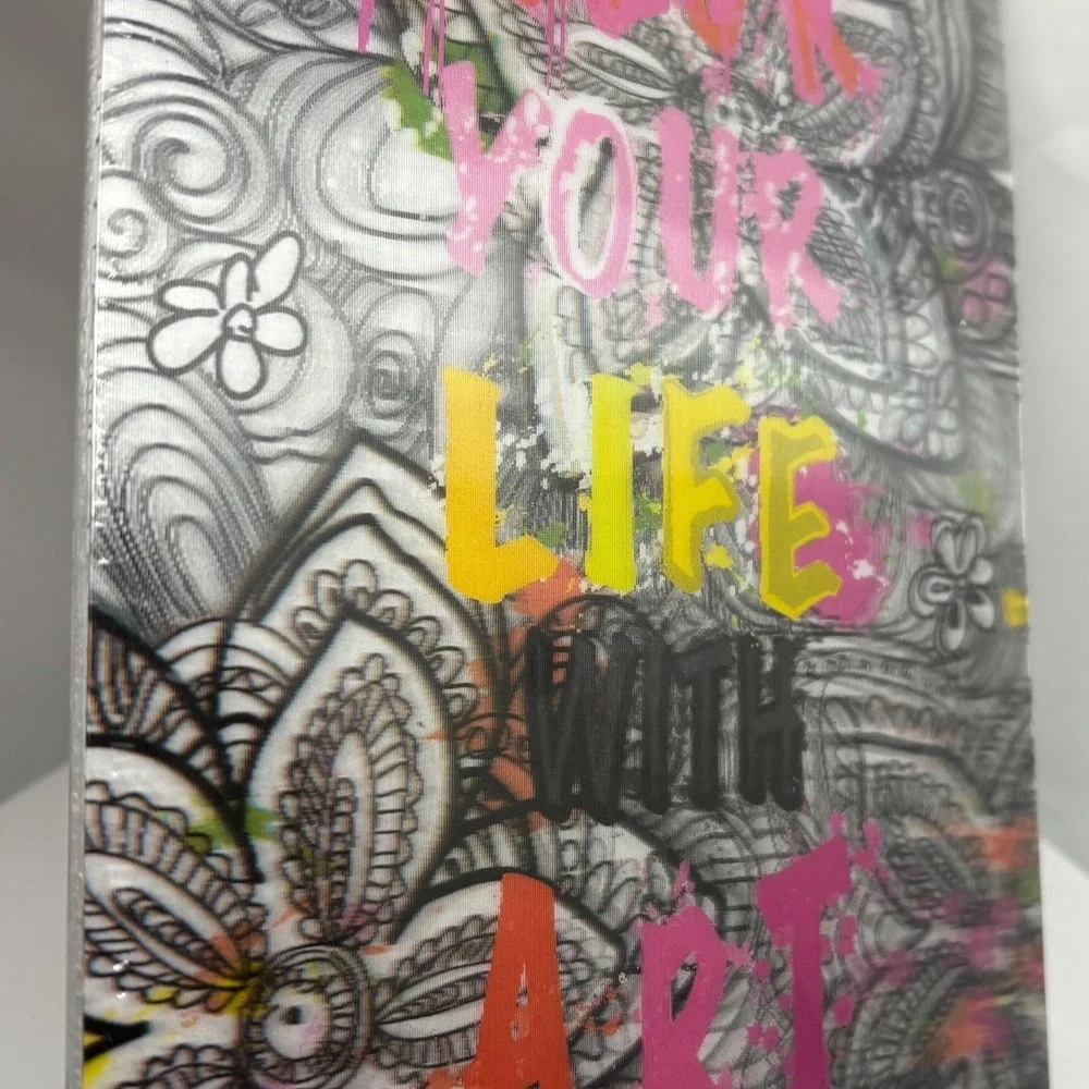 Coloring Activity‎ Book Iscream Color Your Life With Art 96 Pages NEW
